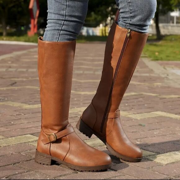 Western knee high riding boots sz 7 - Picture 9 of 16